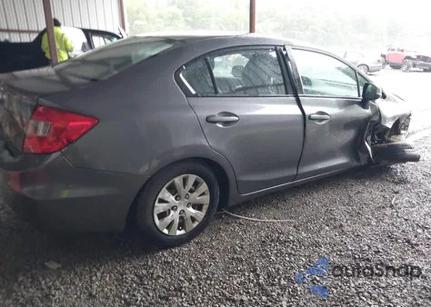 2012 Honda Civic Lx from USA, damaged, VIN 19XFB2F54CE091031